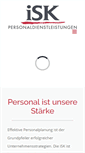 Mobile Screenshot of isk-personal.de